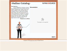 Tablet Screenshot of onlinecatalog.buyingsources.com